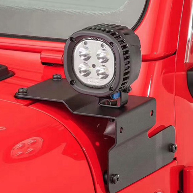 APillar Light LED Mounting Brackets Holder Pair for Jeep Wrangler JL