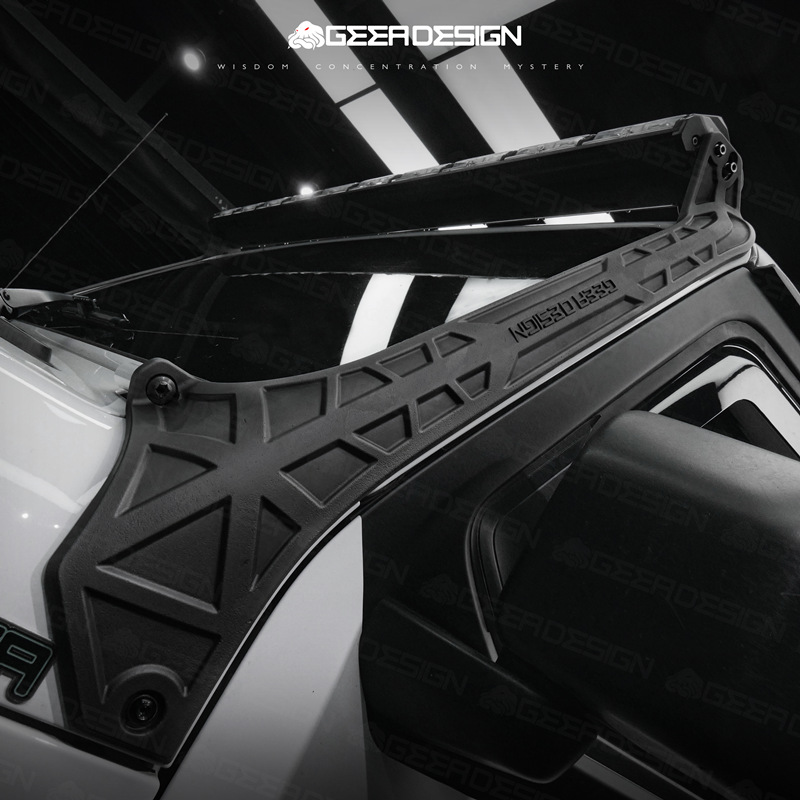 GEEA Series Jeep Wrangler JL Apillar 50 Inch Led Light Bar Mounting