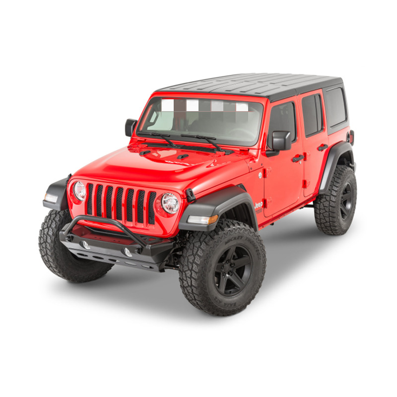 Poison Spyder Style Stubby Front Bumper for Jeep Wrangler JL ...